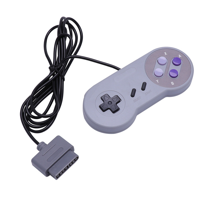 Portable Plug and Play Gamepad PC Mac Windows Nintendo Game Joystick Purple game controller