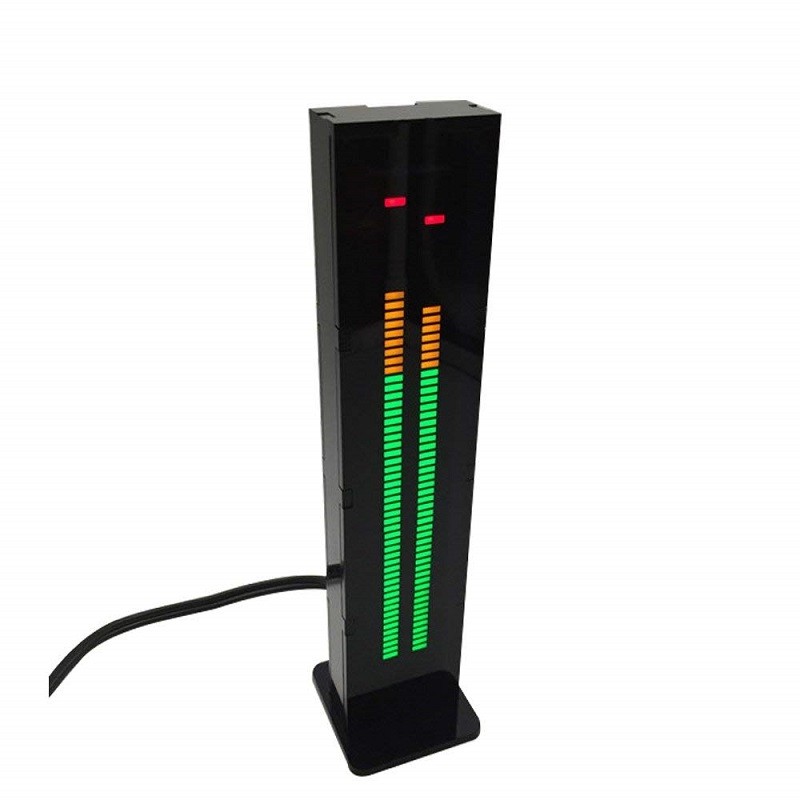 AS60 LED Level Volume Display VU Meter Music Spectrum Electronic DIY Kits 2.0 Channel 60-segment Pro