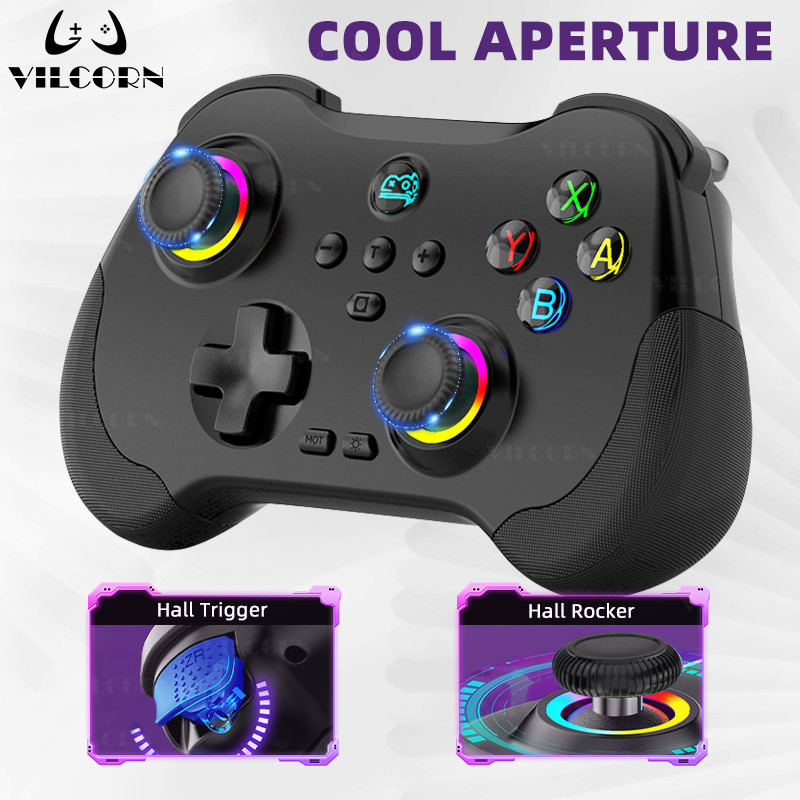 Wireless Mini Dual Hall Gamepad PC Game Controller for ROG Ally PC Steam Deck Swit OLED ROG AllyJoys