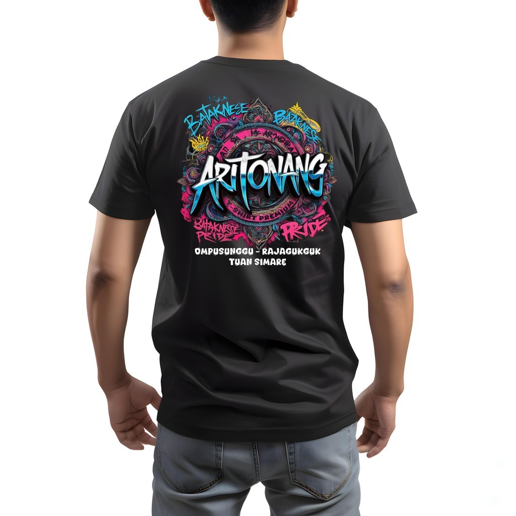 Kaos Batak Marga "ARITONANG" Kaos Premium Cottom Combed 30S