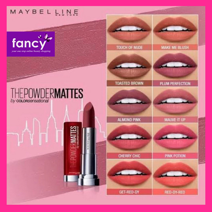 Maybelline The Powder Matte Lipstick Sensational 504 Touch of Nude Powder mattes