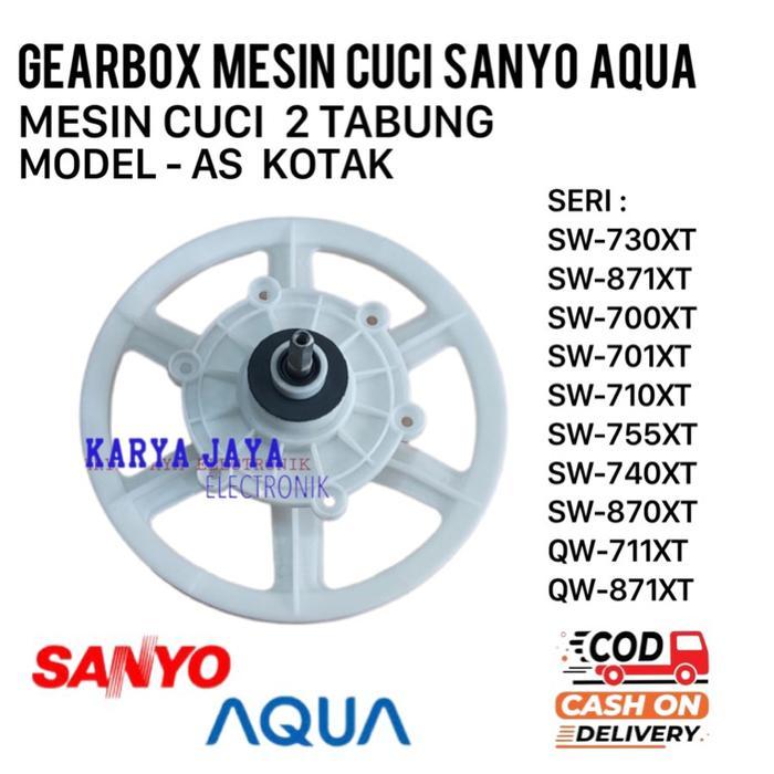 GEARBOX GIRBOX MESIN CUCI  AQUA SW 870XT SW 755XT SW 740XT SW730XT QW880XT