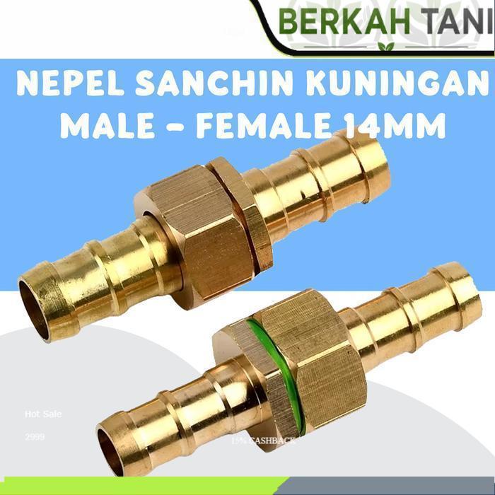 Nepel Sanchin Male Female Kuningan drat 14mm