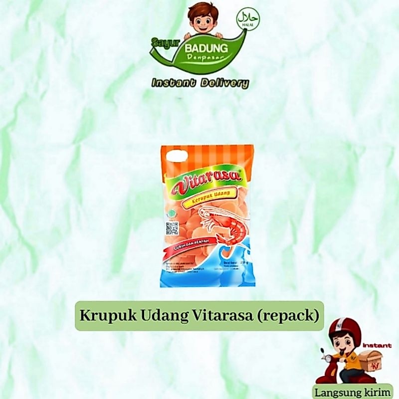 Krupuk Udang vitarasa (repack) _ badung