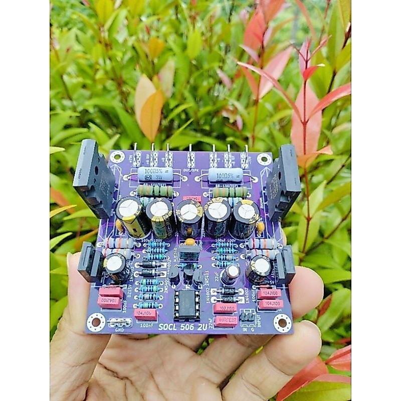 Driver socl 506 tef modif balap PCB ungu Doble layer cocok untuk power rumahan/lapangan siap tinggal