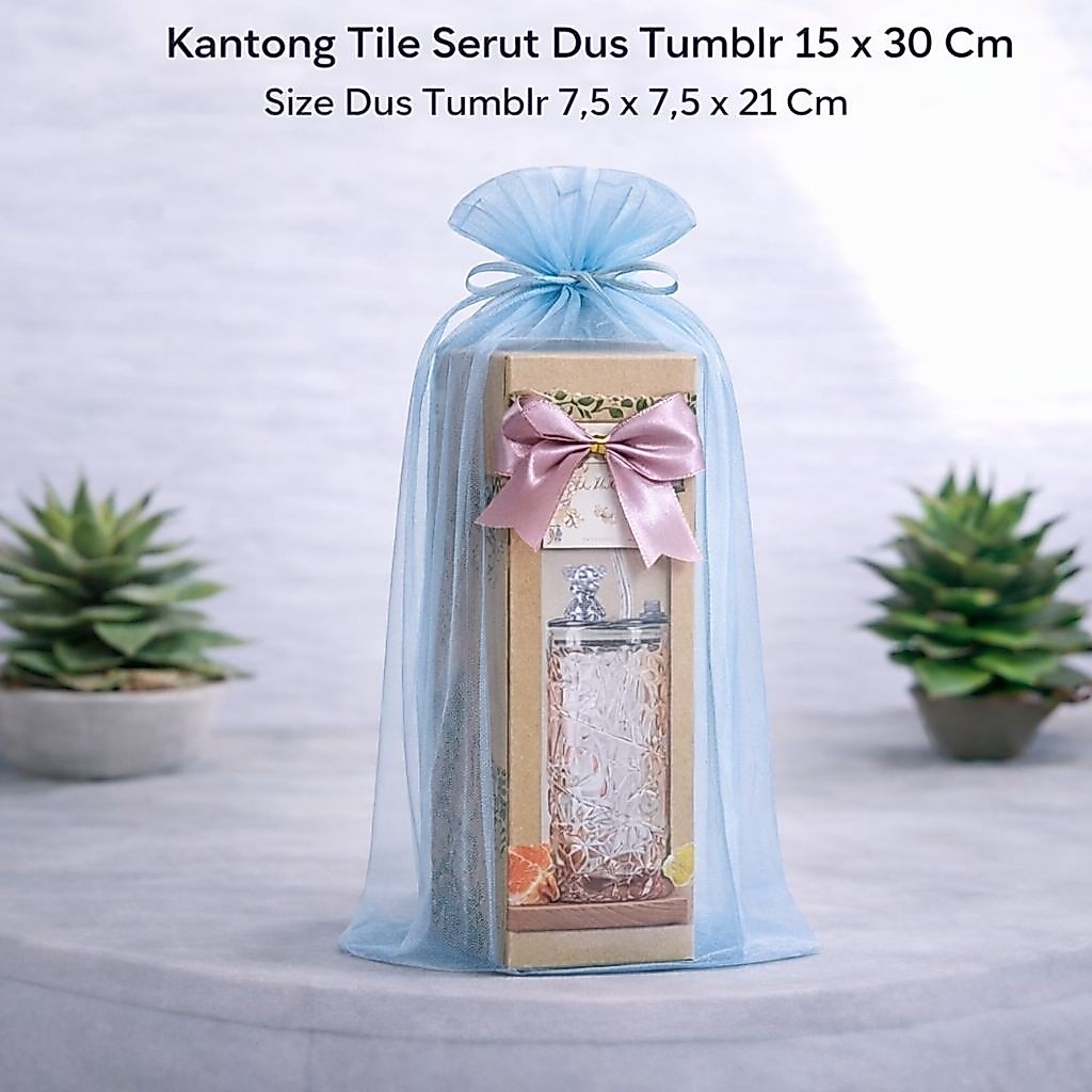 Kantong Tile Serut Souvenir Size 15 x 30 Cm Kantong Kemasan Souvenir Tumblr