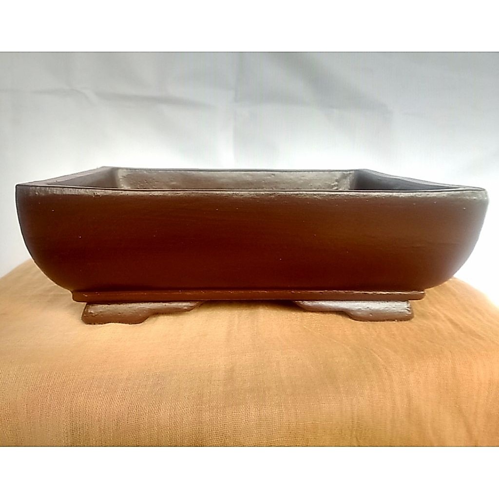 Pot bonsai semen kotak kaki [ khusus instant]