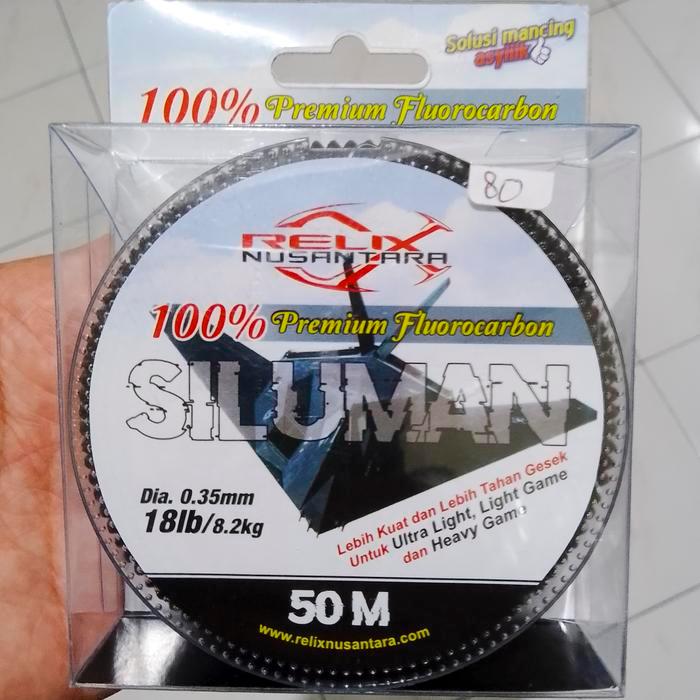 Leader Relix Nusantara Siluman 18 Lb - Senar Pancing - Tali Leader