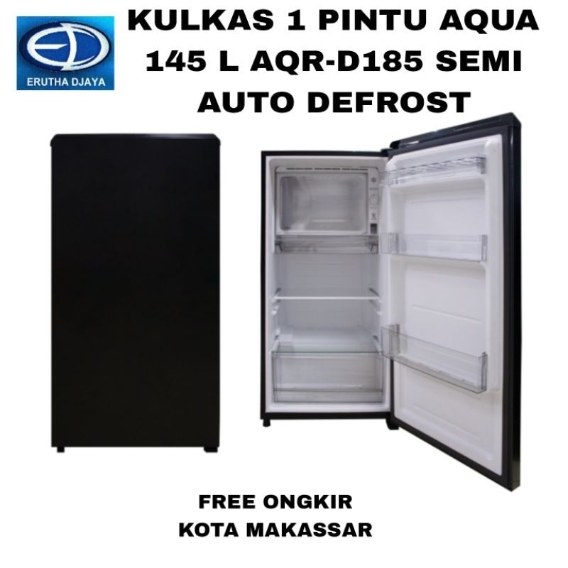 Kulkas 1 Pintu Aqua 145 L AQRD185 Sedikit Bunga Es