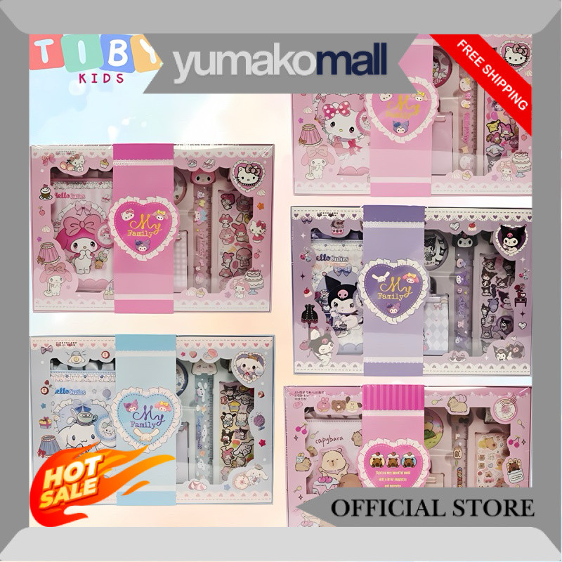 GB02 / Notebook Gift Box / Hadiah Notebook (TERMURAH) / Gift Set Notebook Sanrio / Set Alat Tulis Se