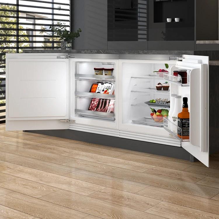 Built-in Refrigerator Double Air-cooled Frost-free Ultra-thin Built-in Small Household Type Hidden C