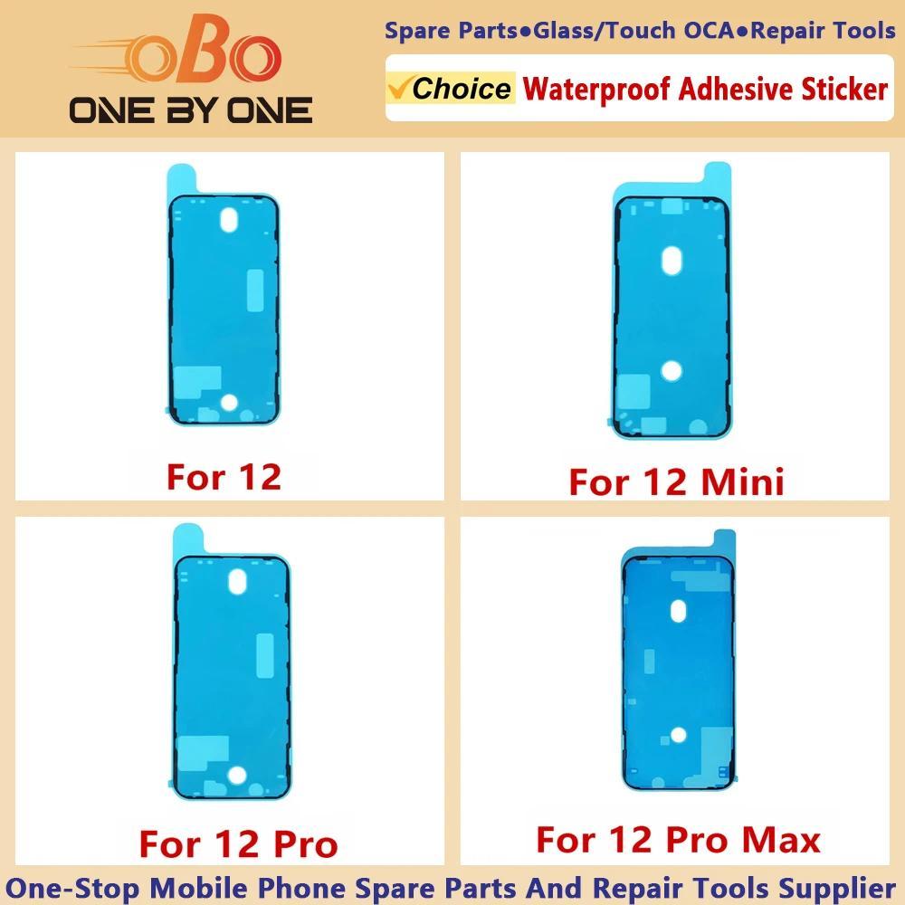 Stiker Perekat Tahan Air Untuk iPhone 12 PRO MAX MINI Pita Bingkai Depan Strip Layar Perekat Segel P