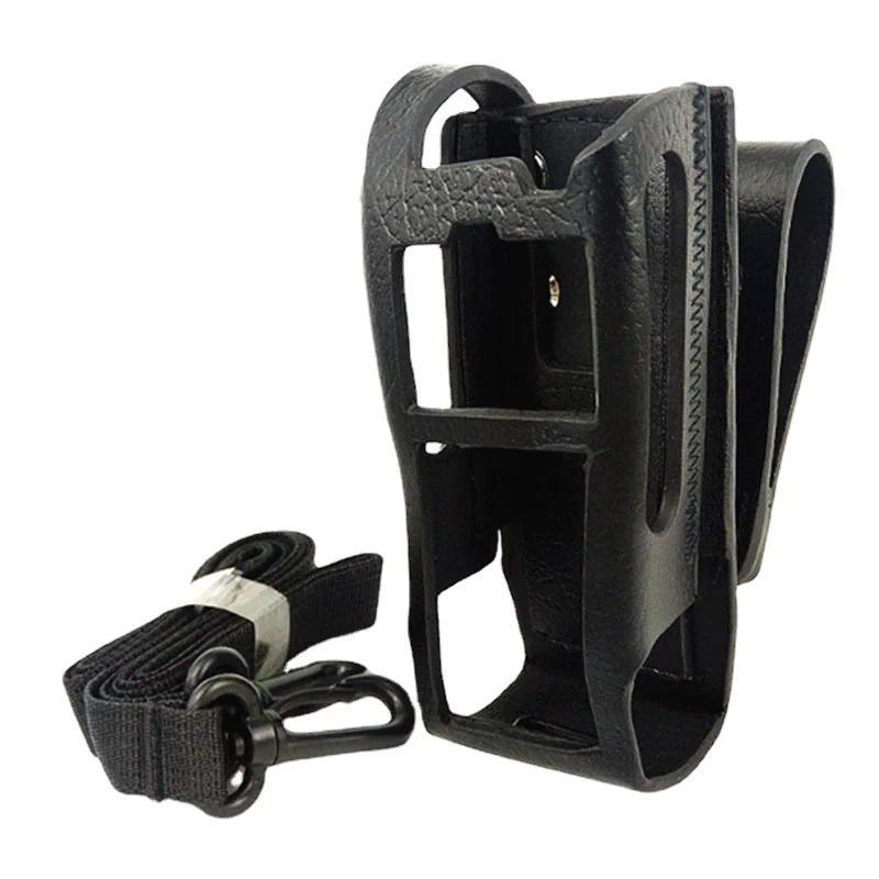 Soft Leather Swivel Belt Loop Carry Case Holster for Motorola MTP3100 MTP3150 MTP3200 MTP3250 MTP350