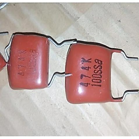 KAPASITOR MILAR 474 100V MYLAR 470NF 100V MYLAR 0.47UF 100V MD27