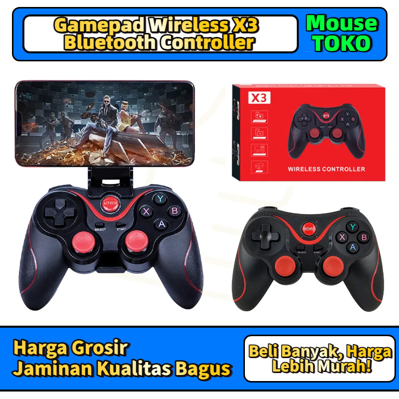 [TOKO_MOUSE] Gamepad X3 Gamepad Android X3 Bluetooth Wireless Controller Gamepad bluetooth android S