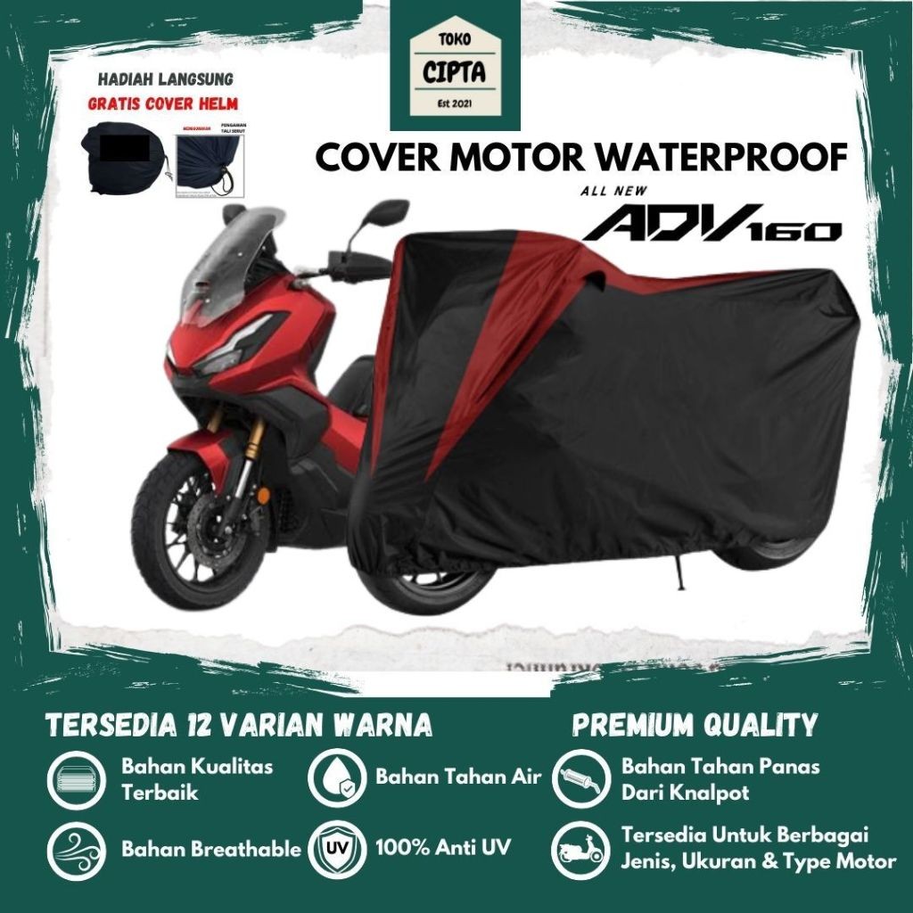 Cipta Cover Motor Honda ADV Waterproof / Sarung Motor Honda ADV Waterproof / Selimut Motor Honda ADV