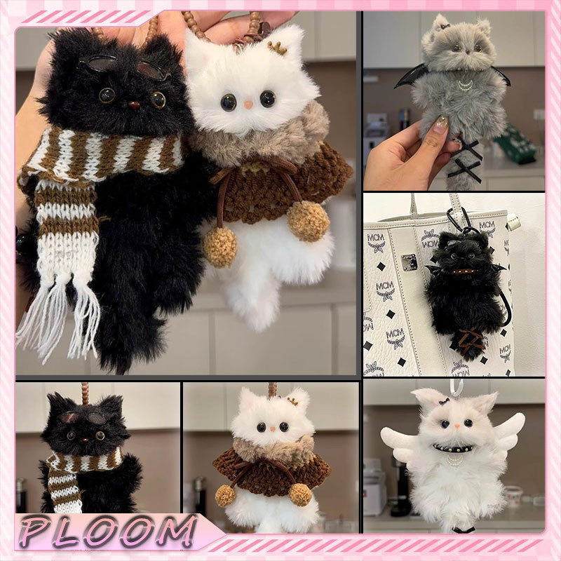 [Tersedia] Gantungan Kunci Kucing Lucu, Boneka Kawat, Gantungan Tas, Gantungan Kunci Boneka DIY, Kad