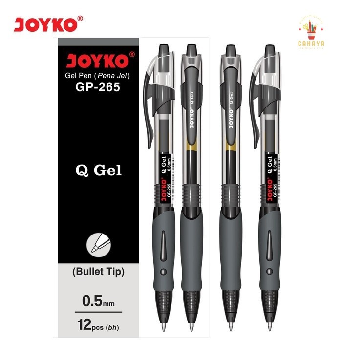 

Cahaya Stationary Gel Pen / Pen Gel joyko Gp-265 (1 box Isi 12 Pcs)