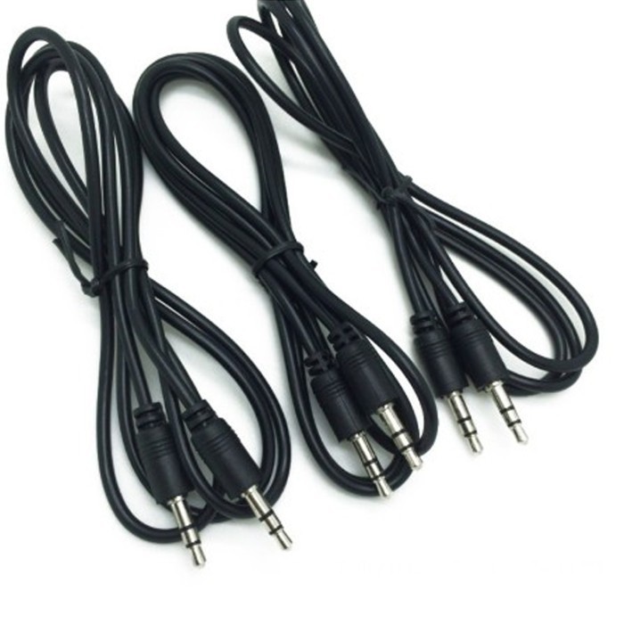 Kabel Jack Aux 3.5mm Audio Panjang 100cm HP Android Speaker Mobil