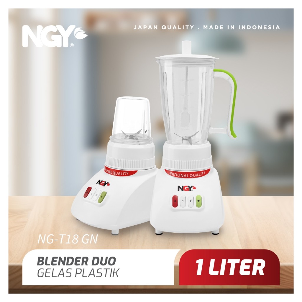 NGY Blender Duo 2in1 / Buah dan Bumbu | NGY-T18GN