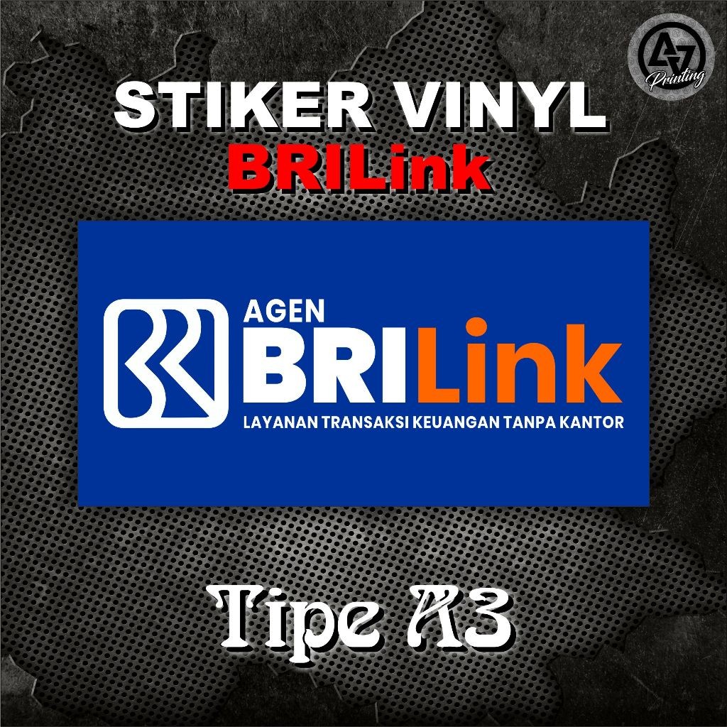 

STIKER VINYL BRILink TIPE A3
