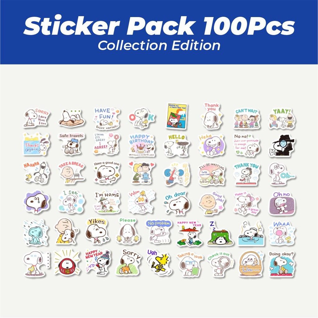 

Hot Stiker Kartun Snoopy V1 Lucu Anti Air Stikers Berperekat Waterproof Sticker Decal Buat Motor Helm Buku Journal Koper Casing HP Laptop Botol Minum