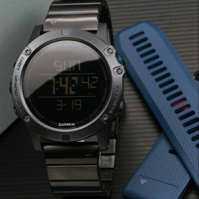 Jam Tangan Pria / Cowok Garmin Fenix5 Fashion DIGITAL Free Tali Rubber & Box Garmin ||JAM TANGAN WAN