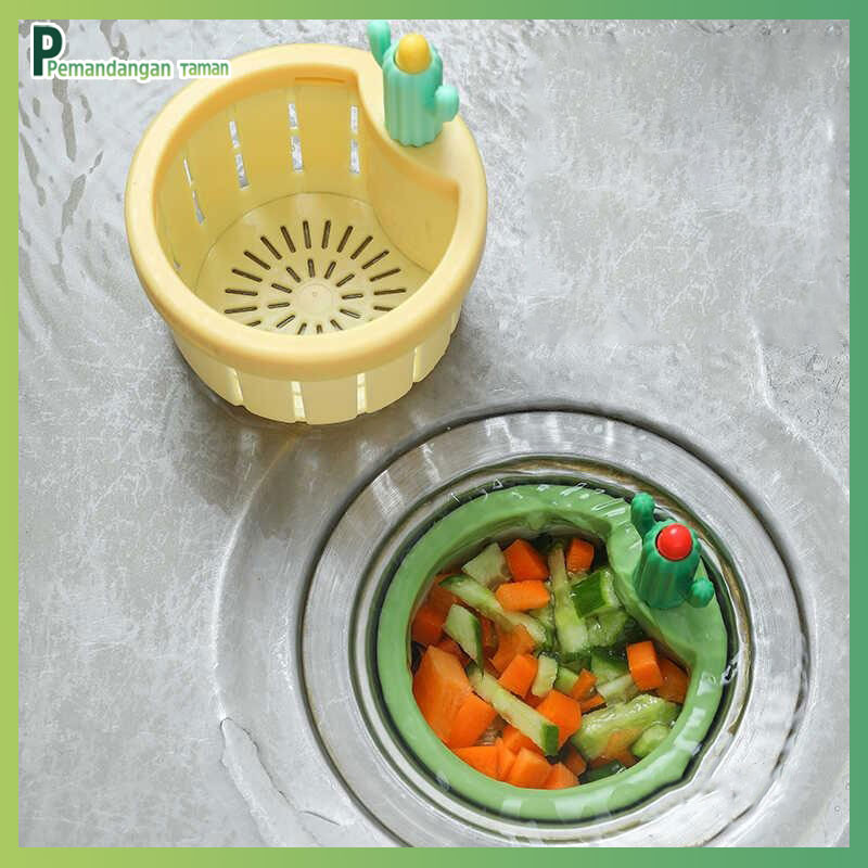 Filter wastafel kaktus, wastafel dapur, penguras wastafel, makanan, sumbat pembuangan anti-penyumbat