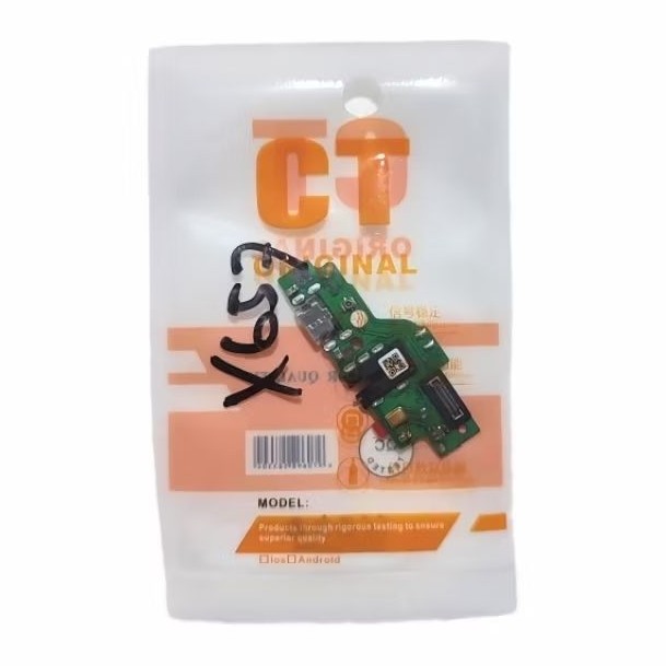 FLEXIBLE ORI + IC INFINIX SMART 5 / HOT 10 LITE / X657 / X657C / X657B CONECTOR CAS + HANDSFREE + MI