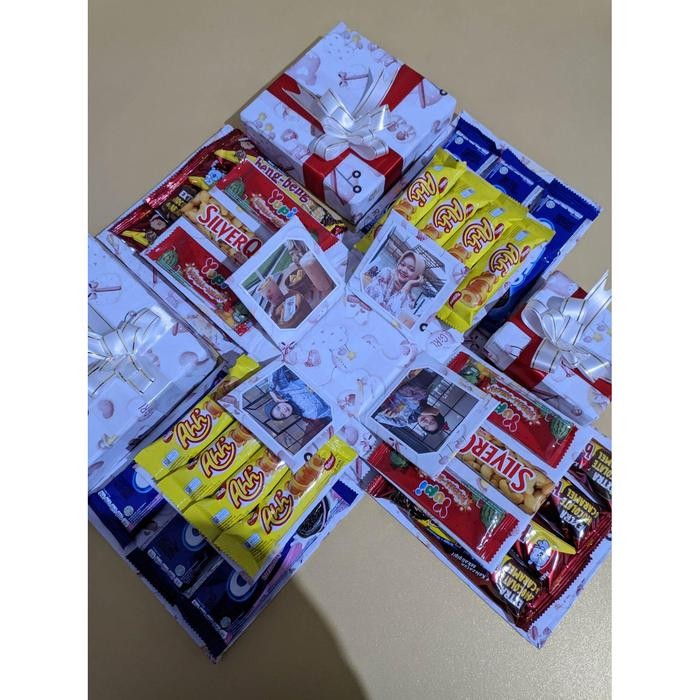 

Terlaris Snack box gift box snack hampers snack kado ulang tahun anniversary atau wisuda anak dan dewasa - untuk anak cewe, BOX SAJA