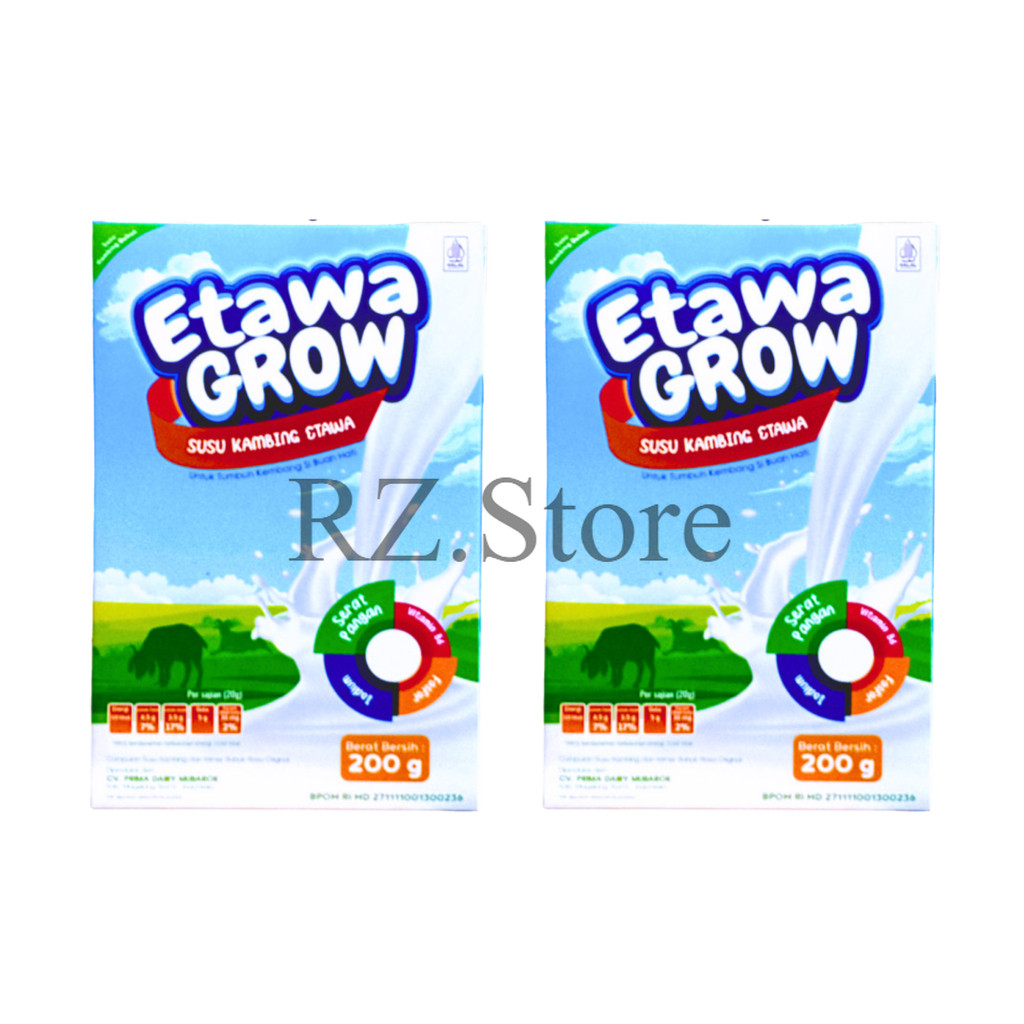 

2 BOX Susu Etawa Grow 200gr – Susu Kambing Anak Asli 100% Original