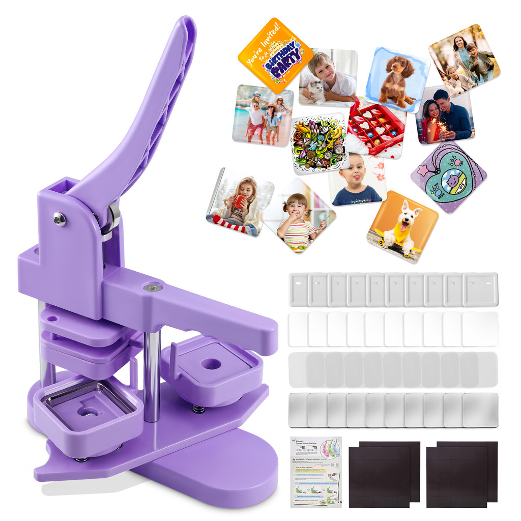 

Stock siap + COD 50mm persegi lencana mesin cetak persegi mesin berputar Manual membuat lemari es Magnet untuk membuat stiker kulkas dan lencana Square Badge Machine Square Badge Press Machine Rotating Manual Making Fridge Magnet Make badges