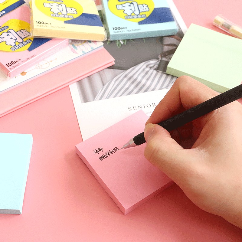 

-JOJU- STICKY NOTE KERTAS POLOS / STICKY NOTES PENANDA HALAMAN / STICK NOTE / KERTAS MEMO PP160