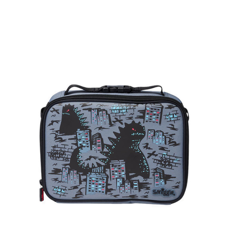 Smiggle Bright Eyes Oblong Attach Lunchbox - IGL457462GRY