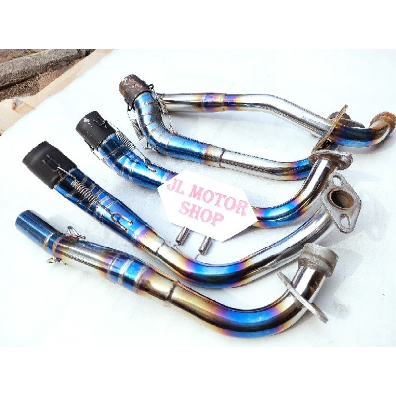 Pipa LEHERAN LEHER Knalpot Tsukigi Grand Supra Lama Revo Absolute Blade fi