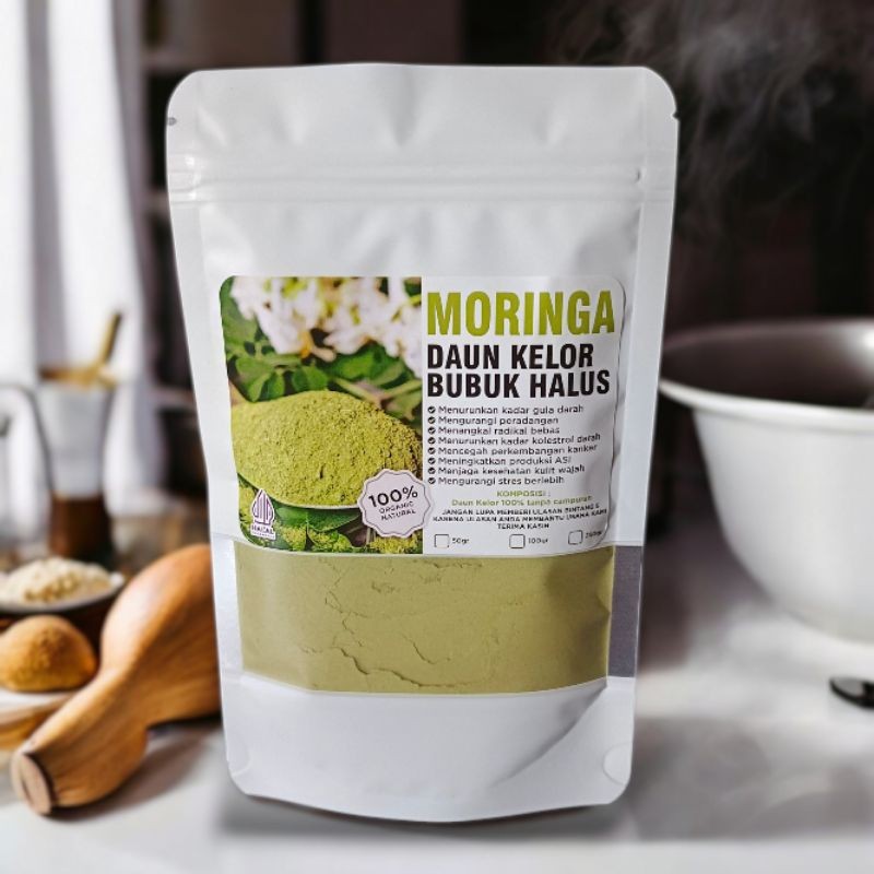 

Aneka Bubuk Moringa Daun Kelor Bubuk Halus minuman herbal diet