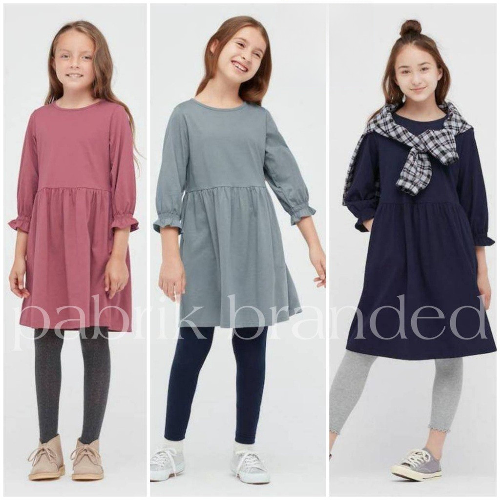 pabrik branded Unq dress baju dres anak perempuan murah grosir ecer