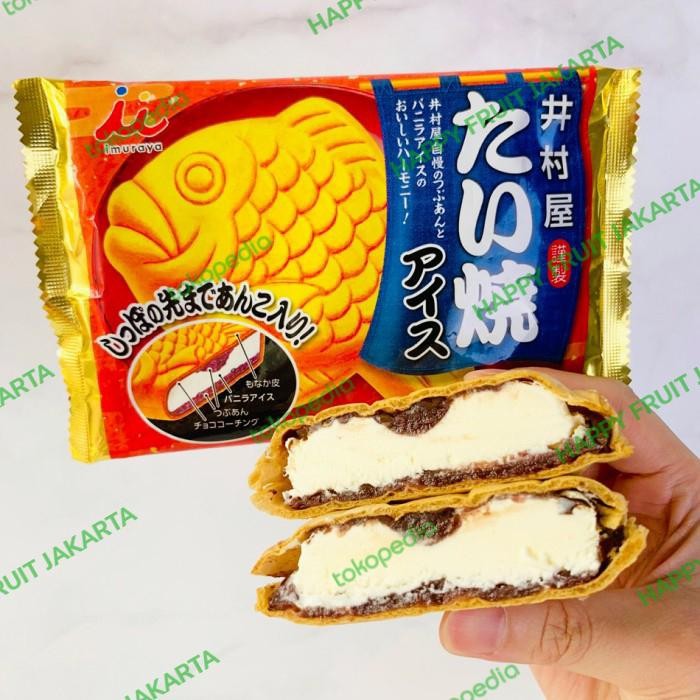 

Imuraya taiyaki ice |es krim jepang imurya taiyaki bentuk ikan 150 grm