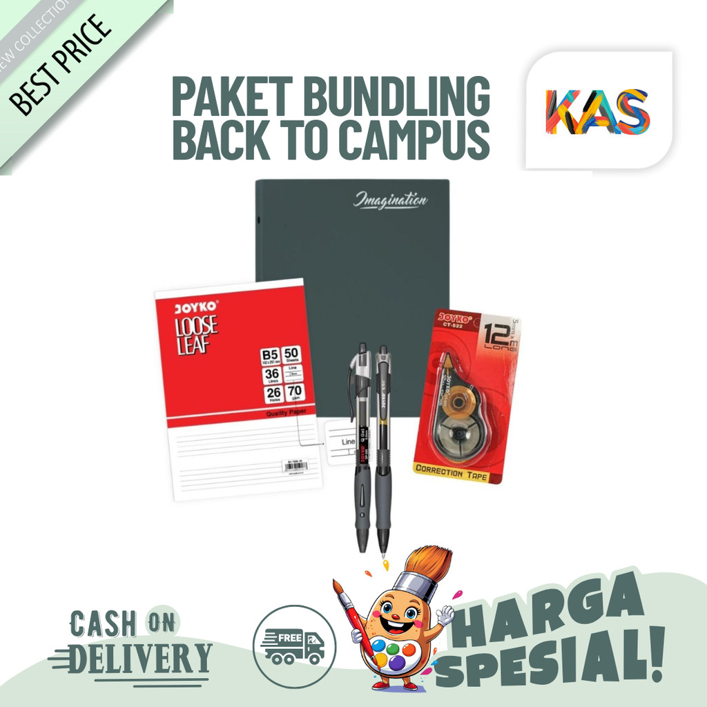 

Paket Bundling Binder A5 dan Alat Tulis Set Kuliah Joyko Perlengkapan Spesial Back To Campus