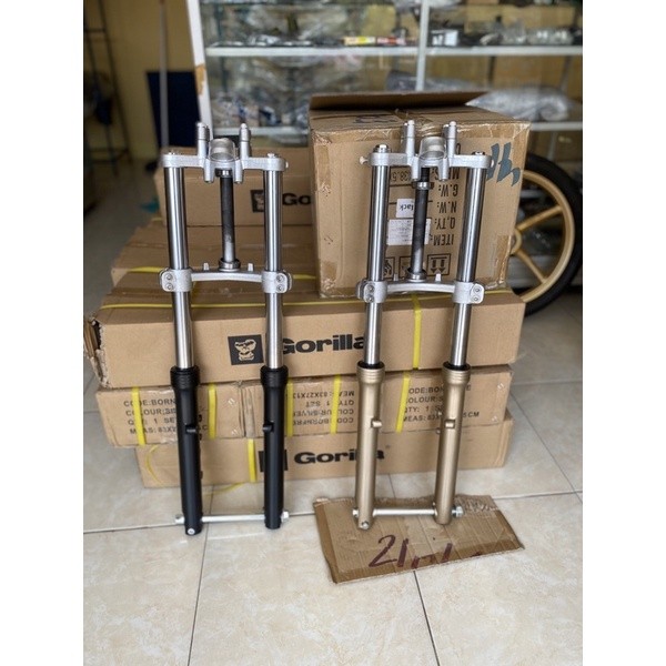 shock depan ninja gorilla /skok depan ninja r/rr T atas raiser pnp cb/gl/mp/tiger