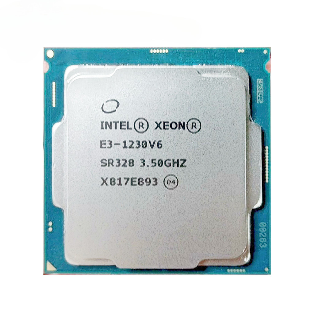 Intel Xeon E3-1230 v6 E3 1230v6 E3 1230 v6 3.5 GHz 4-Core 8-Thread CPU Processor 80W LGA 1151
