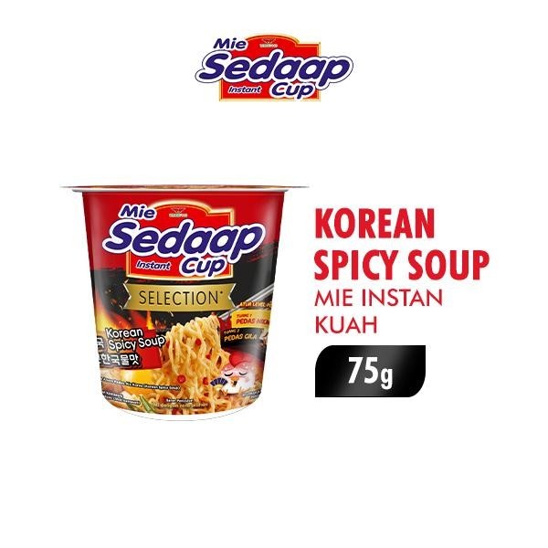 

Sedaap Mie Instan Cup Korean Spicy Soup 75g
