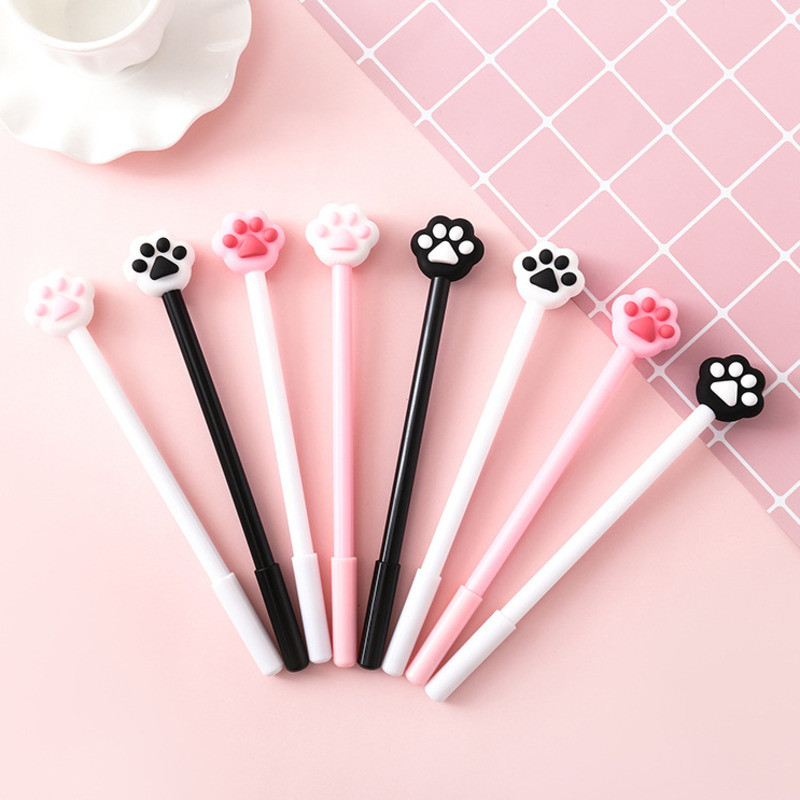 

1 Piece Cat Claw Paw Gel Pen Korean Cartoon Creative Cute Kawaii Office School Stationery Sweet Pretty Lovely