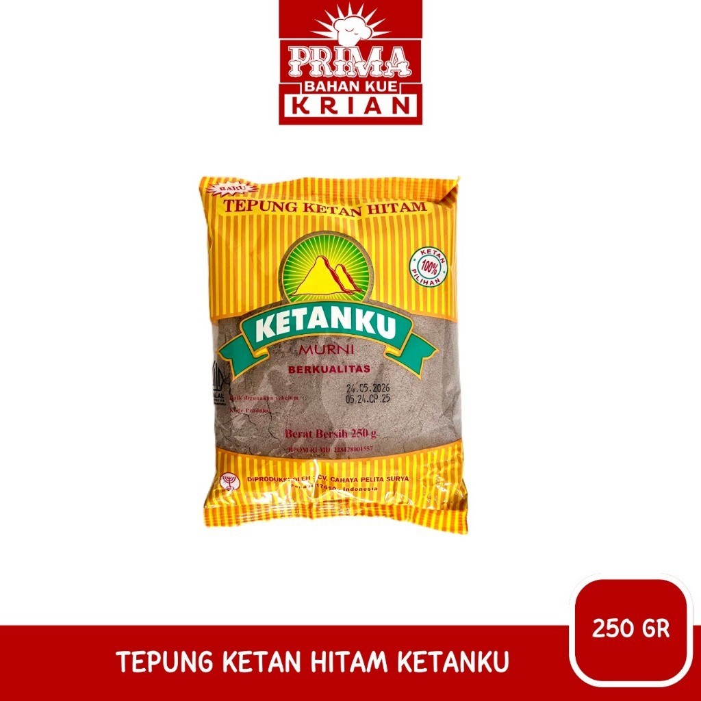 

TEPUNG KETAN HITAM KETANKU 250 GR / KARTON (ISI 20 PCS)