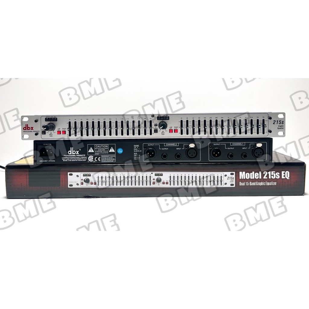 DISKON Murah Equalizer DBX 215s ( 2 x 15 Channel ) Silver ORI