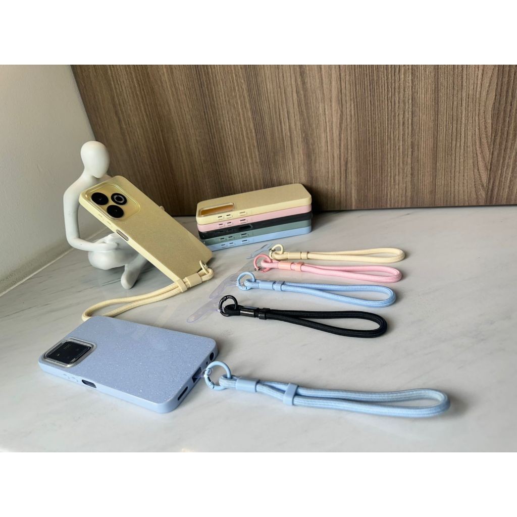 0560A VVV CASE GLITTERY STARDUST INCLUDE STRAP VIVO Y03 Y03T  Y18 Y36 Y27S V40LITE V50LITE Y100 Y28 