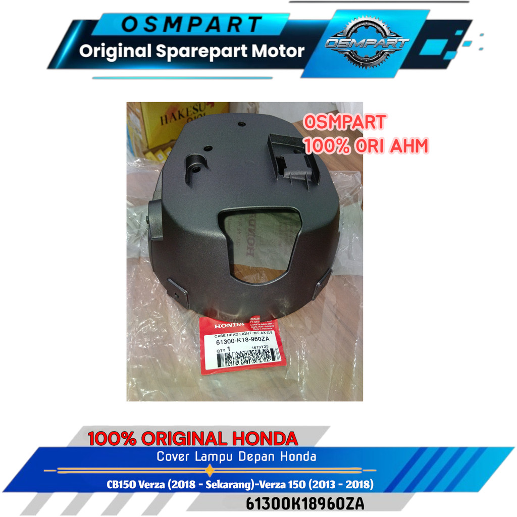 COVER BATOK LAMPU DEPAN CB150 VERZA VERZA 150 AHM 61300K18960ZA