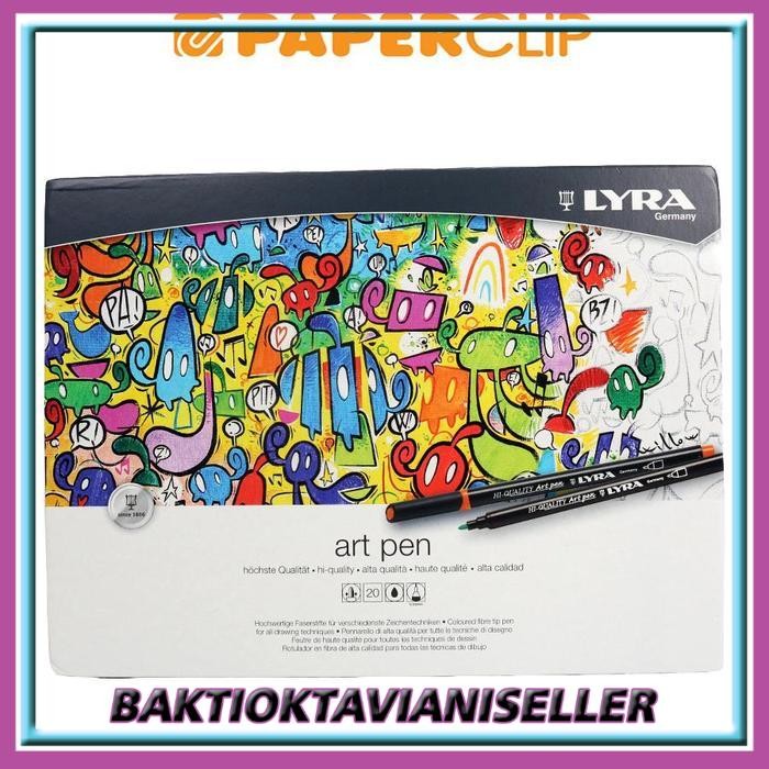 

LYRA ART PEN 6751200 20COLOR METAL BOX
