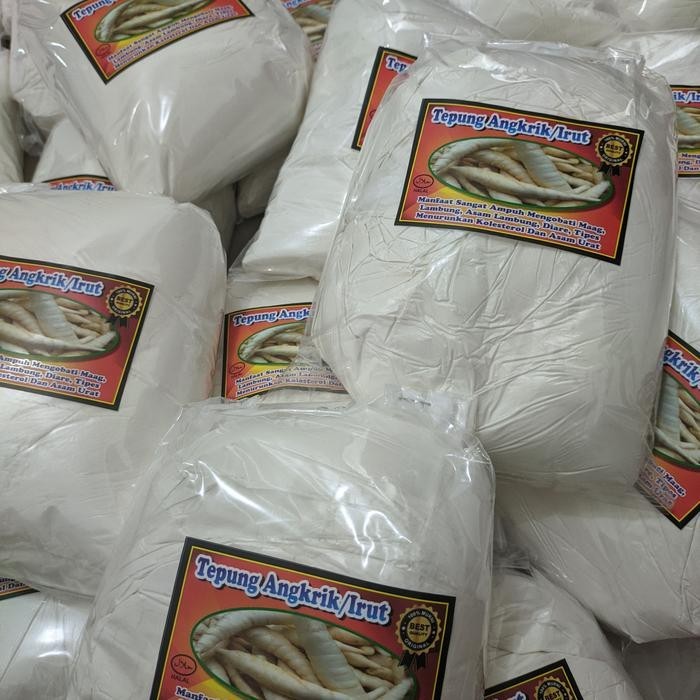 

tepung angkrik/tepung irut/pathi umbi Garut original organik/1kg