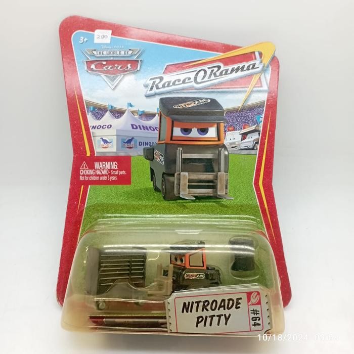 MAINAN... Disney Pixar Cars Race Orama Nitroade Pitty Mattel Diecast 1:55